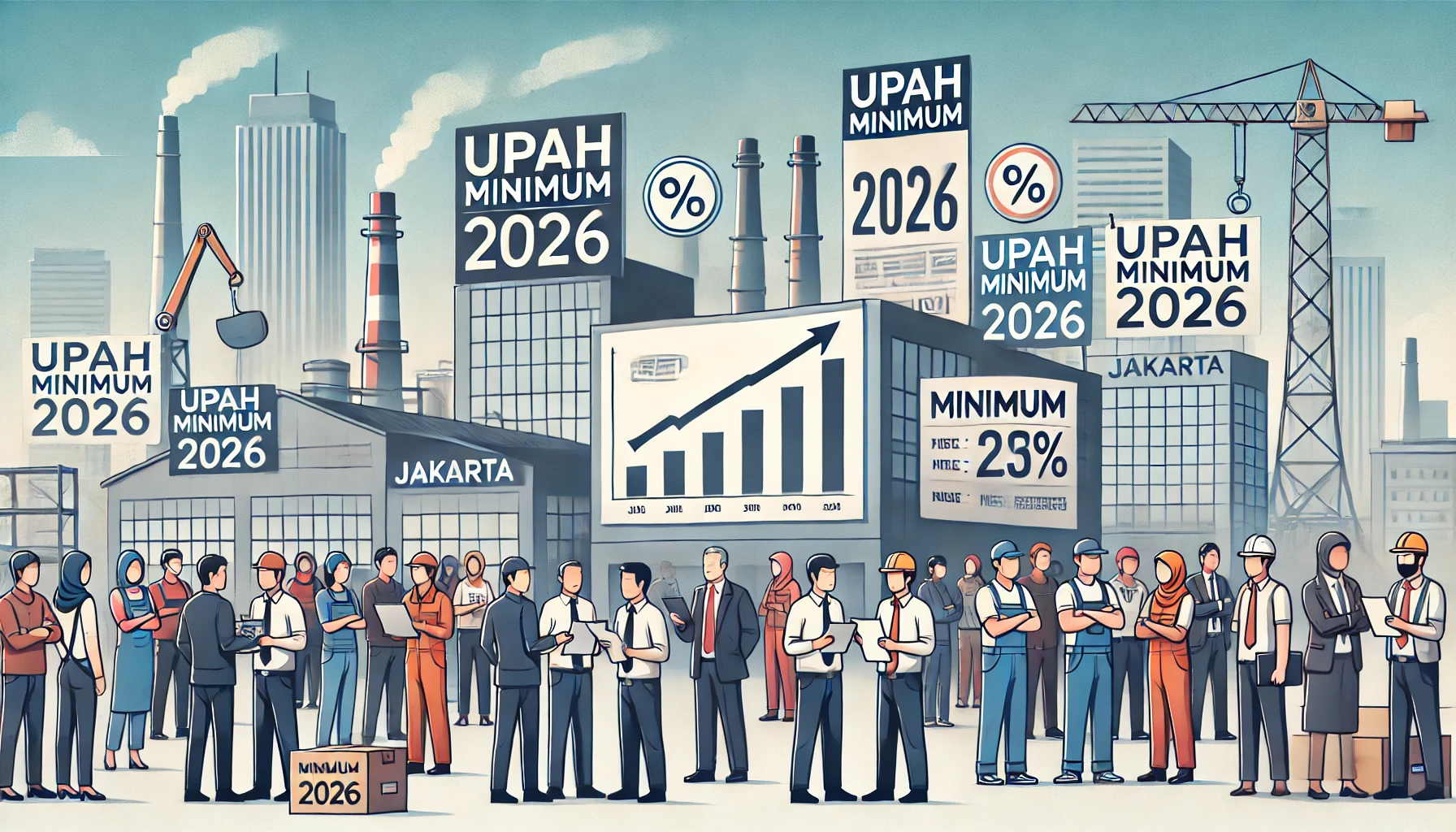 Kenaikan Upah Minimum 2026 Jakarta Jadi Harapan Baru Buruh Sekaligus Tantangan bagi Dunia Usaha di Tengah Tekanan Ekonomi