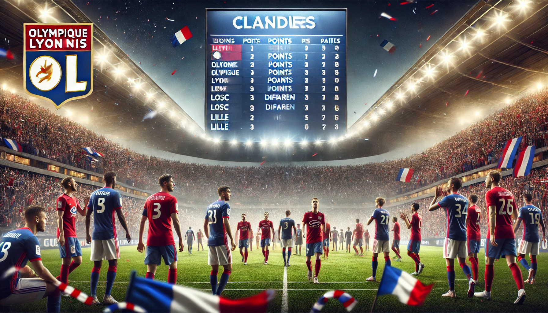 Klasemen Olympique Lyonnais vs LOSC Lille Terbaru 2026 dan Dampaknya di Papan Atas Ligue 1