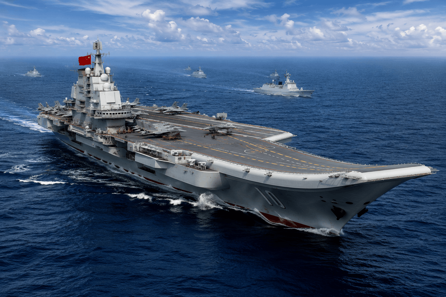 Kapal Induk Tiongkok Liaoning Jadi Tonggak Penting Kebangkitan Kekuatan Maritim China