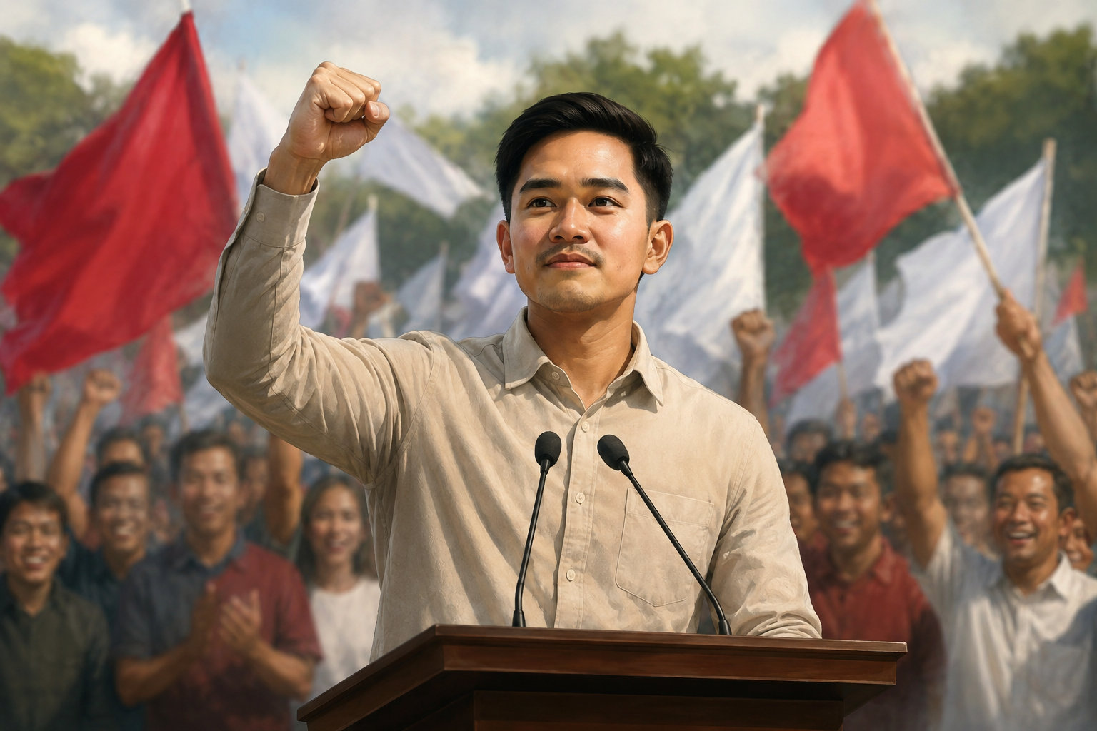 Kaesang Pangarep Umumkan Maju Pileg 2029 (2)
