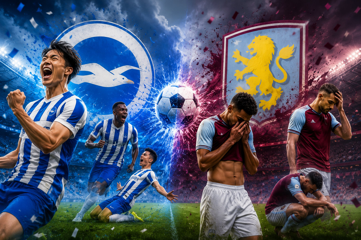 Hasil Brighton Vs Aston Villa