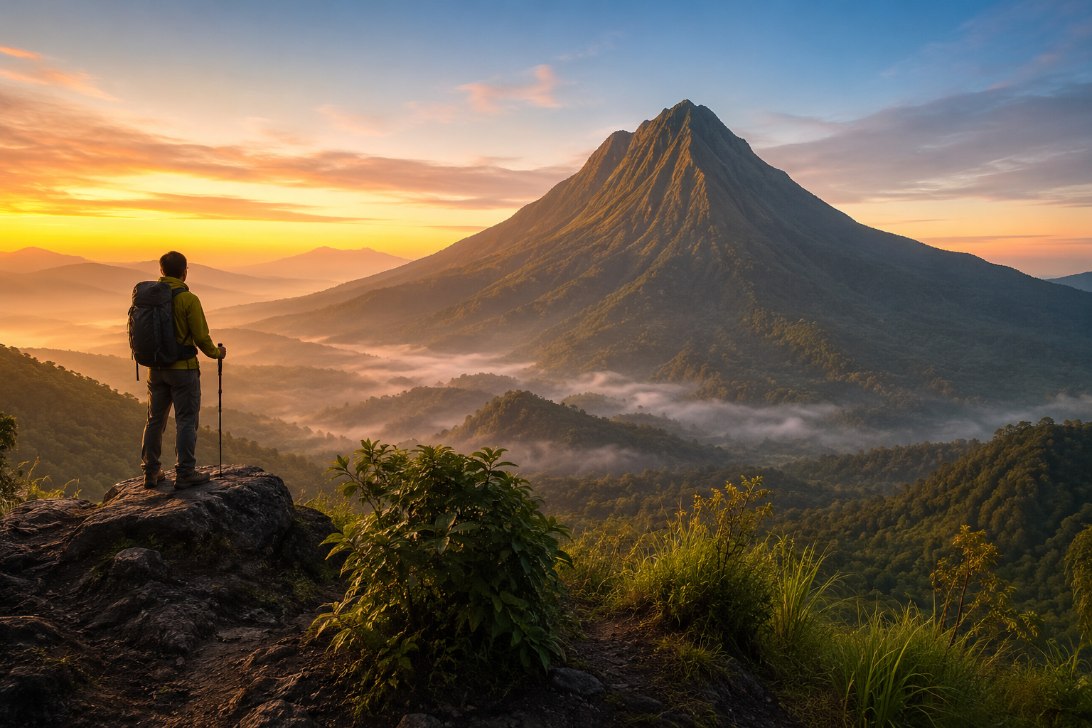 Pendaki Gunung Piramid Bondowoso