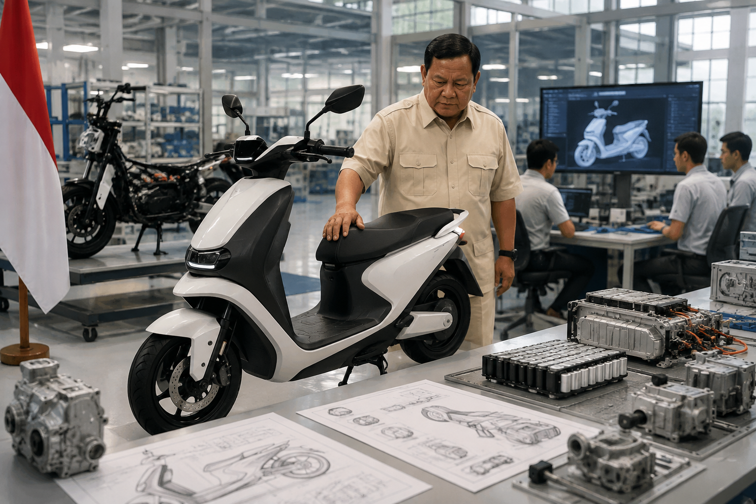 Prabowo Motor Listrik Nasional