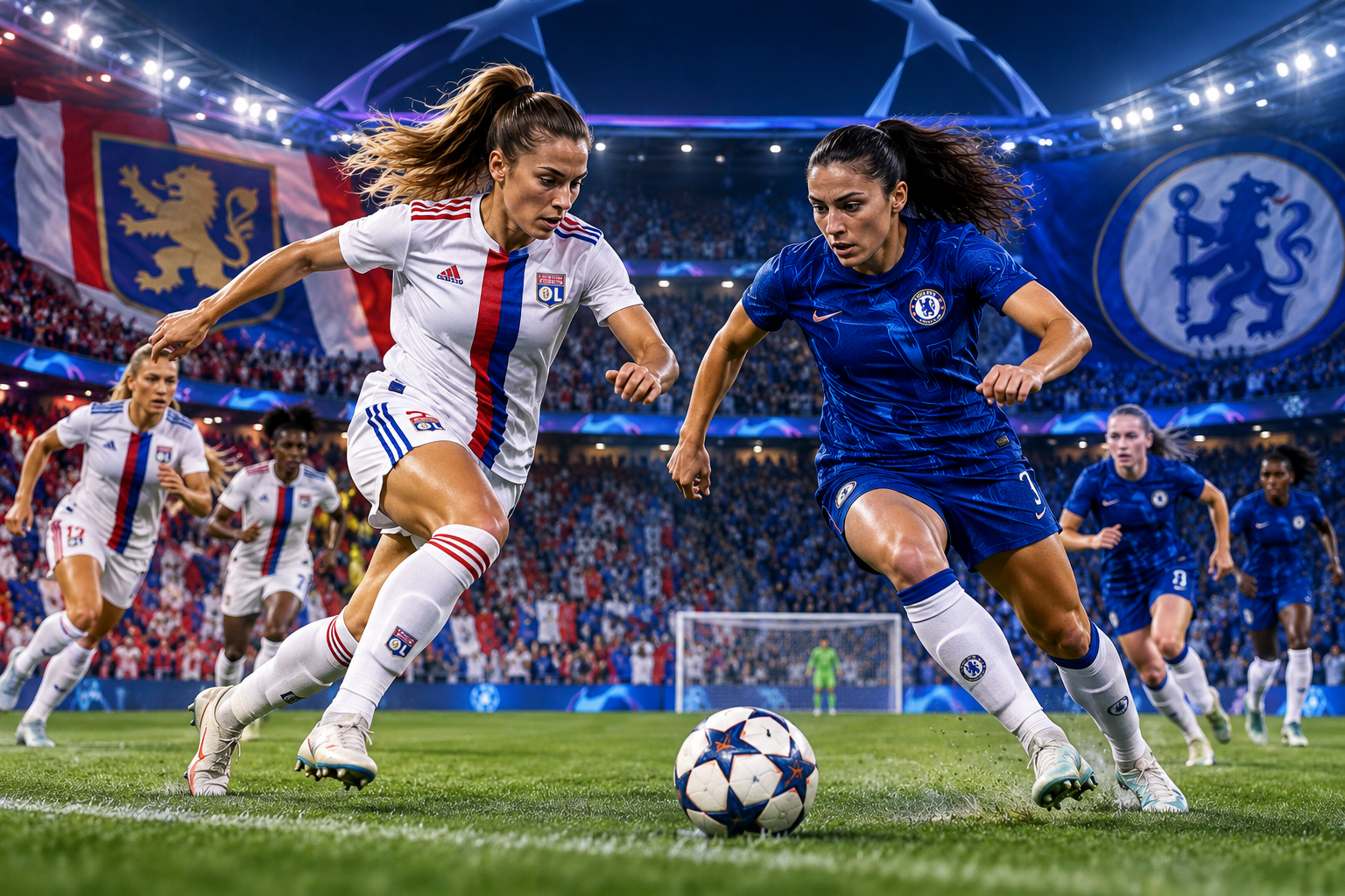 Pertandingan Olympique Lyonnes Vs Chelsea Woman